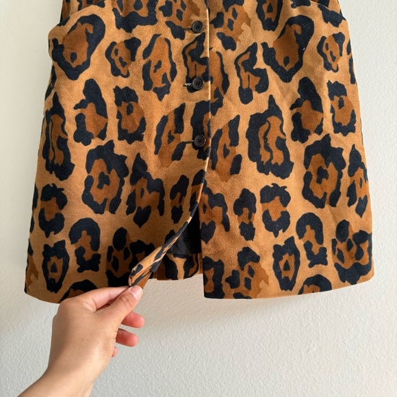Jungle Kenzo Vintage Leopard Button Up Dress Size XS Made in France - Picture 6 of 11